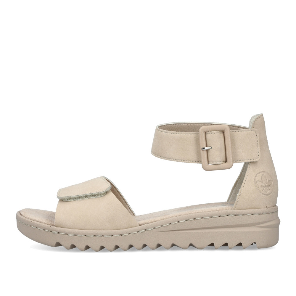 detail Dámské sandály RIEKER V4653-60 béžová S3