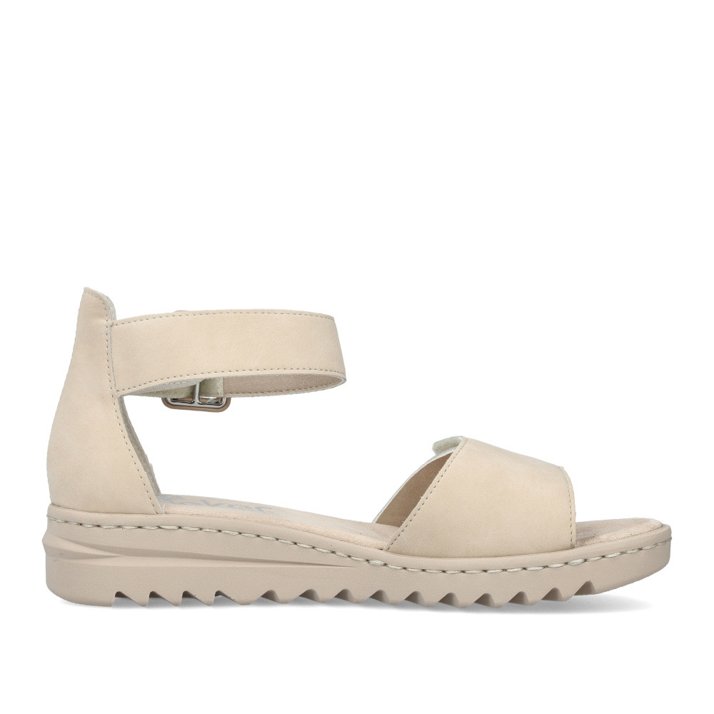 detail Dámské sandály RIEKER V4653-60 béžová S3