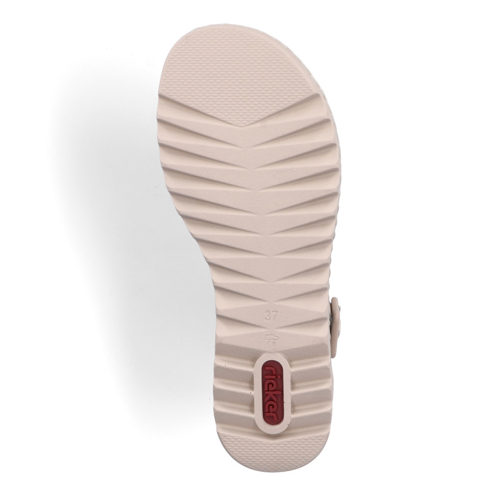 detail Dámské sandály RIEKER V4653-60 béžová S3