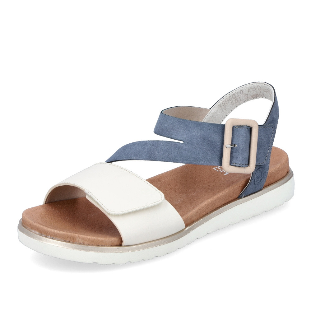 detail Dámské sandály RIEKER V5060-10 modrá S3