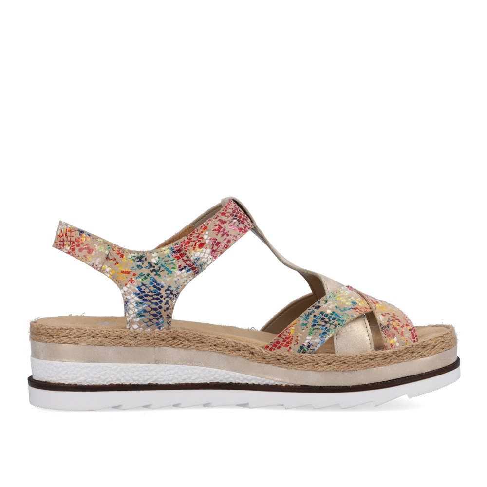 detail Dámské sandály RIEKER V7919-90 béžová S3