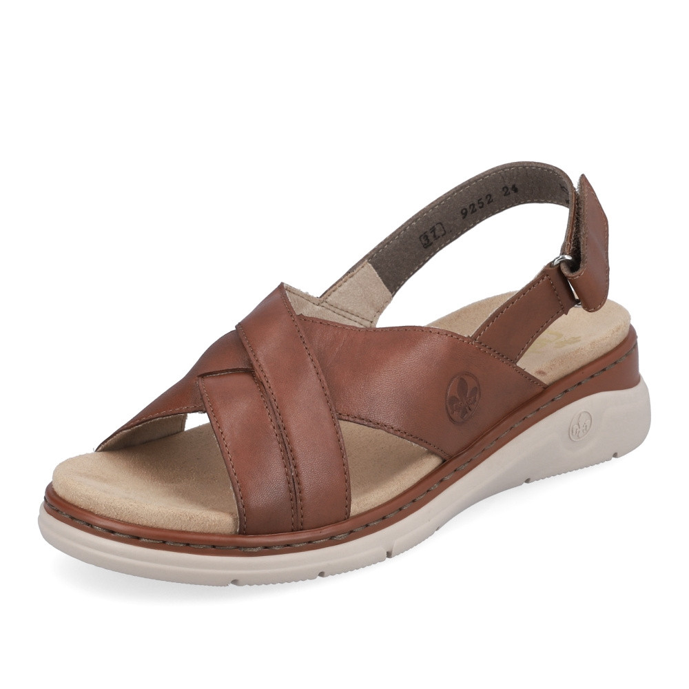 detail Dámské sandály RIEKER V9252-24 hnědá S3