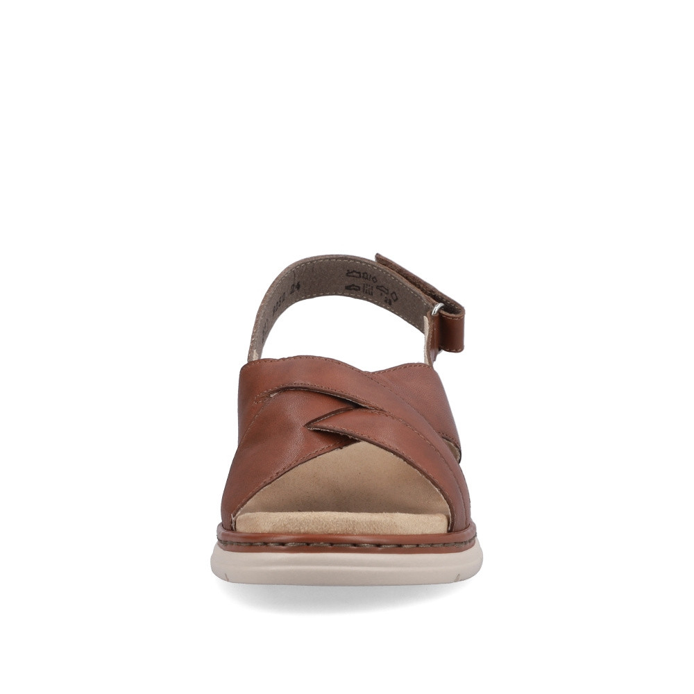 detail Dámské sandály RIEKER V9252-24 hnědá S3