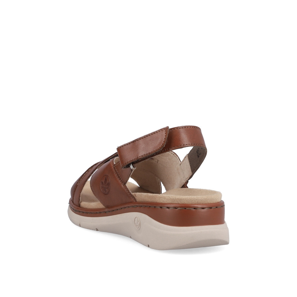 detail Dámské sandály RIEKER V9252-24 hnědá S3