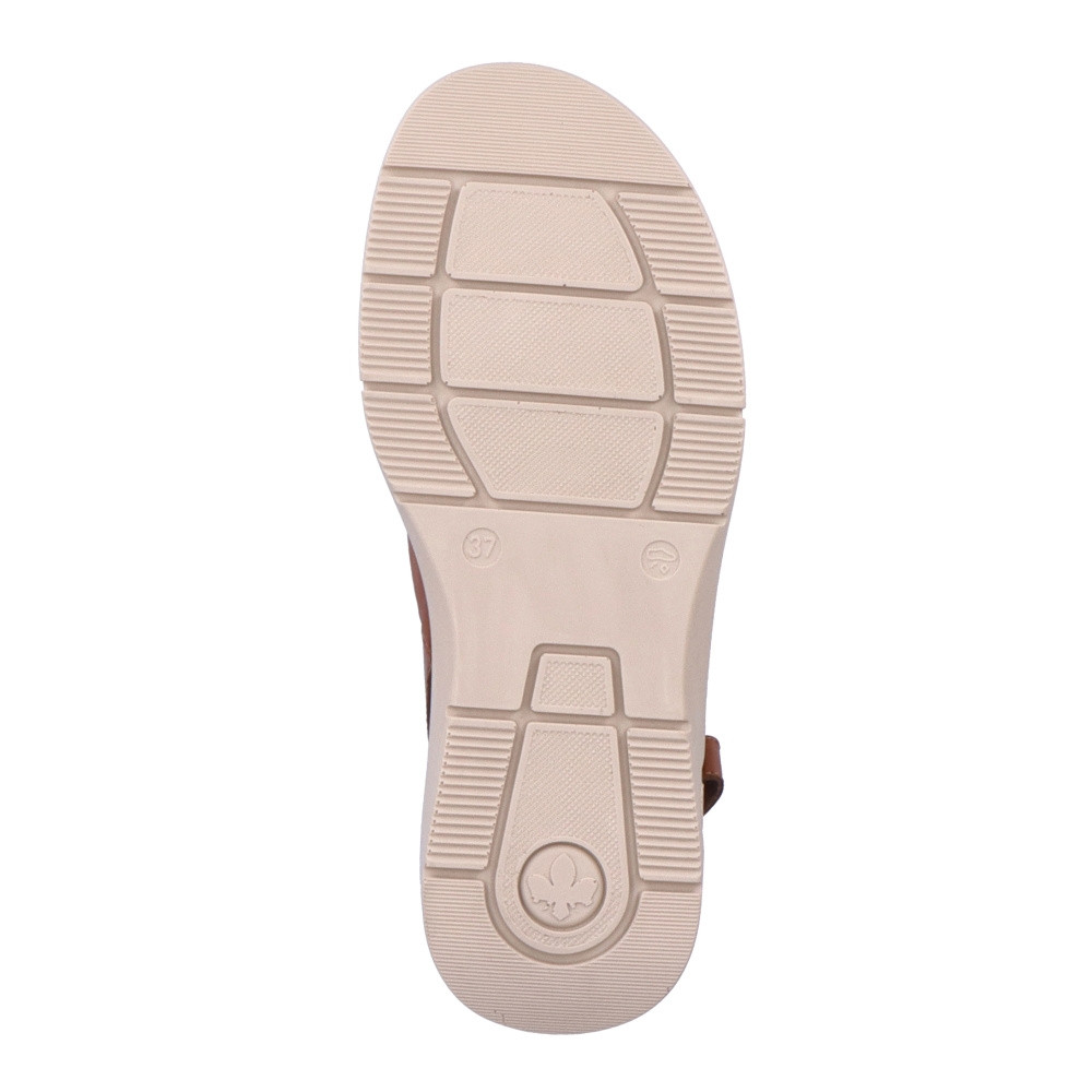 detail Dámské sandály RIEKER V9252-24 hnědá S3