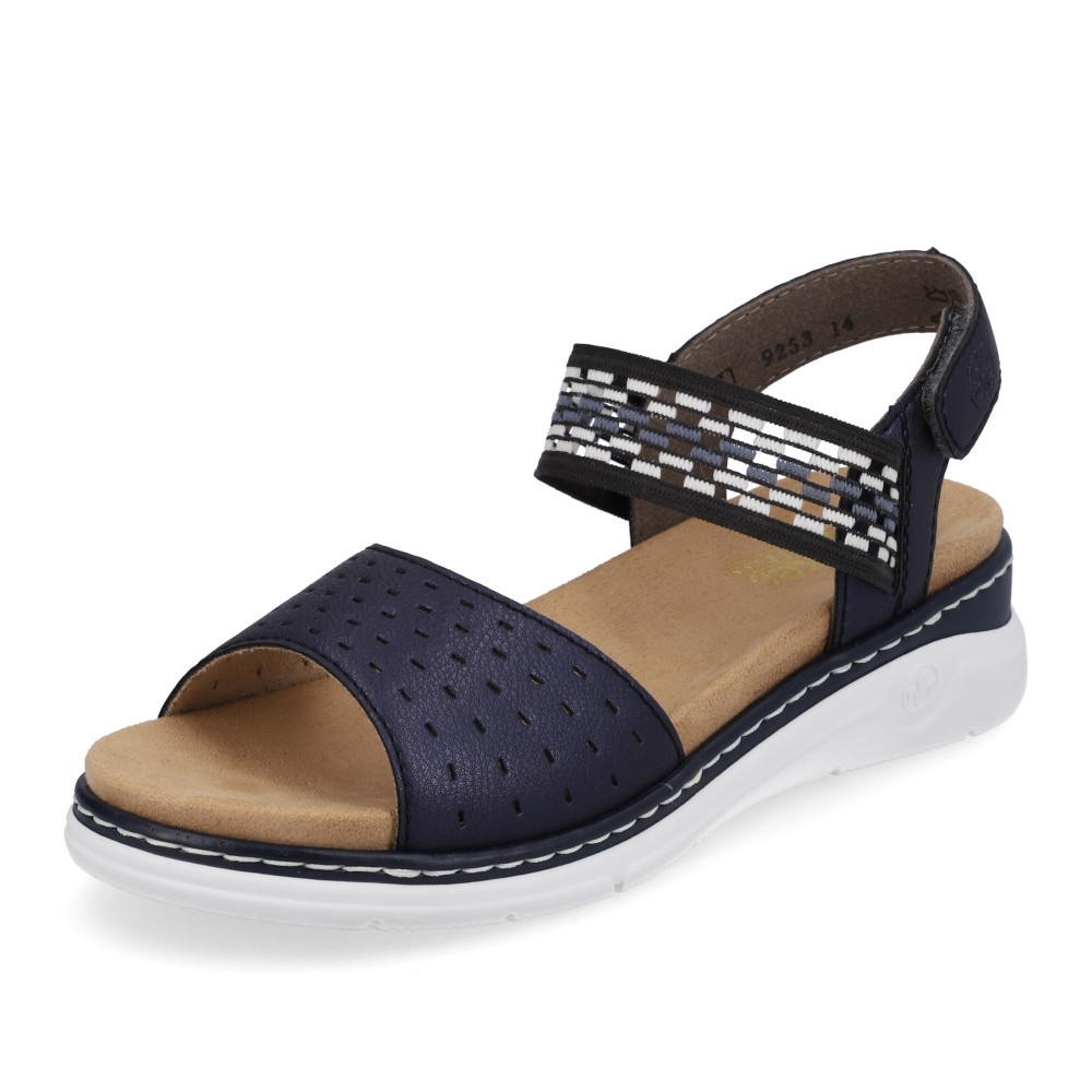 detail Dámské sandály RIEKER V9253-14 modrá S3