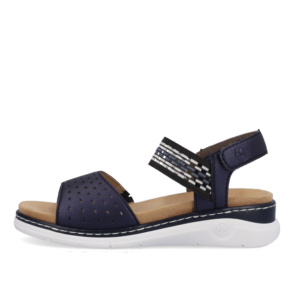 detail Dámské sandály RIEKER V9253-14 modrá S3