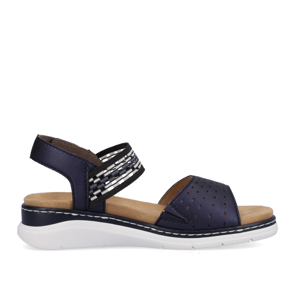 detail Dámské sandály RIEKER V9253-14 modrá S3
