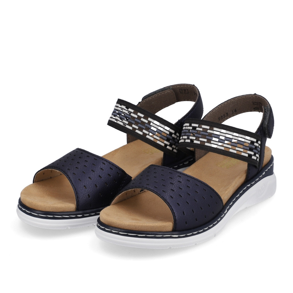 detail Dámské sandály RIEKER V9253-14 modrá S3