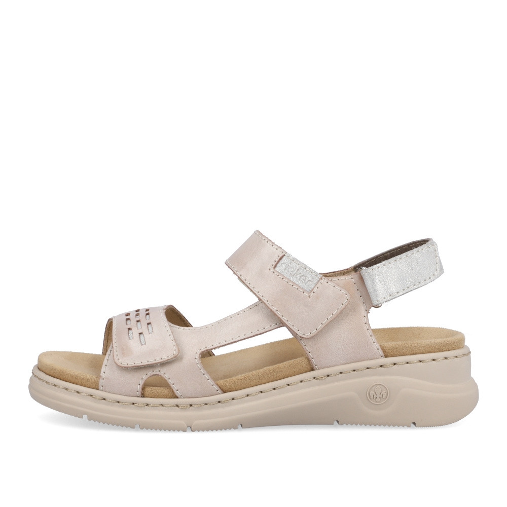 detail Dámské sandály RIEKER V9255-62 béžová S3