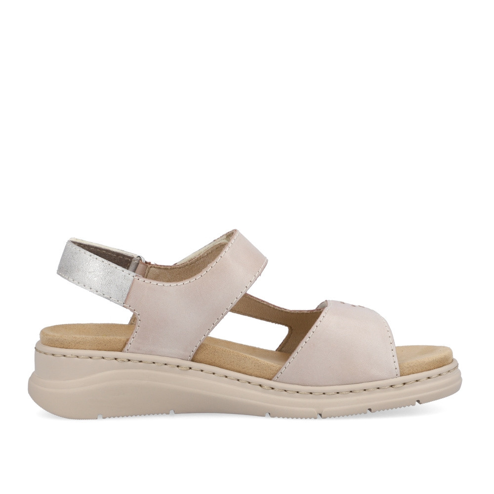 detail Dámské sandály RIEKER V9255-62 béžová S3