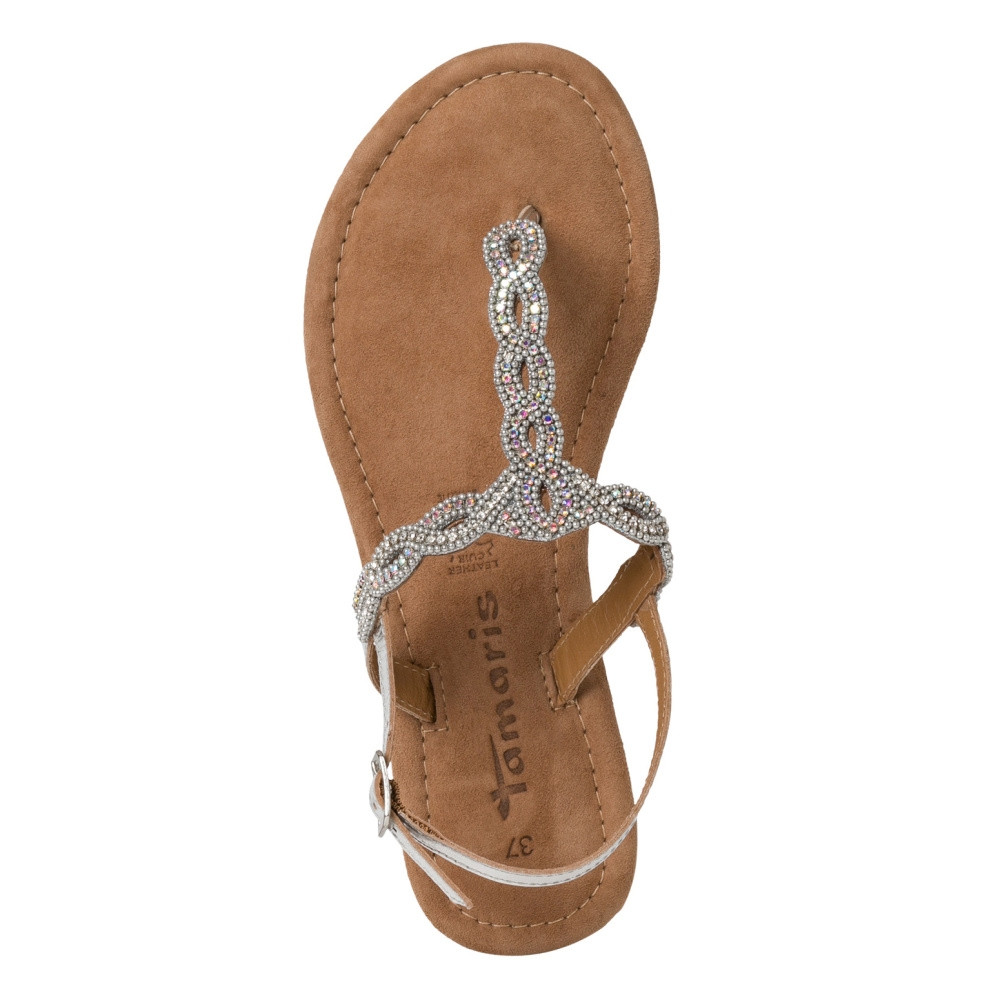 detail Dámské sandály TAMARIS 28197-20-941 stříbrná S3