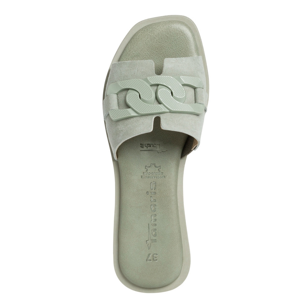 detail Dámské nazouváky TAMARIS TAM-10202617-S3 zelená