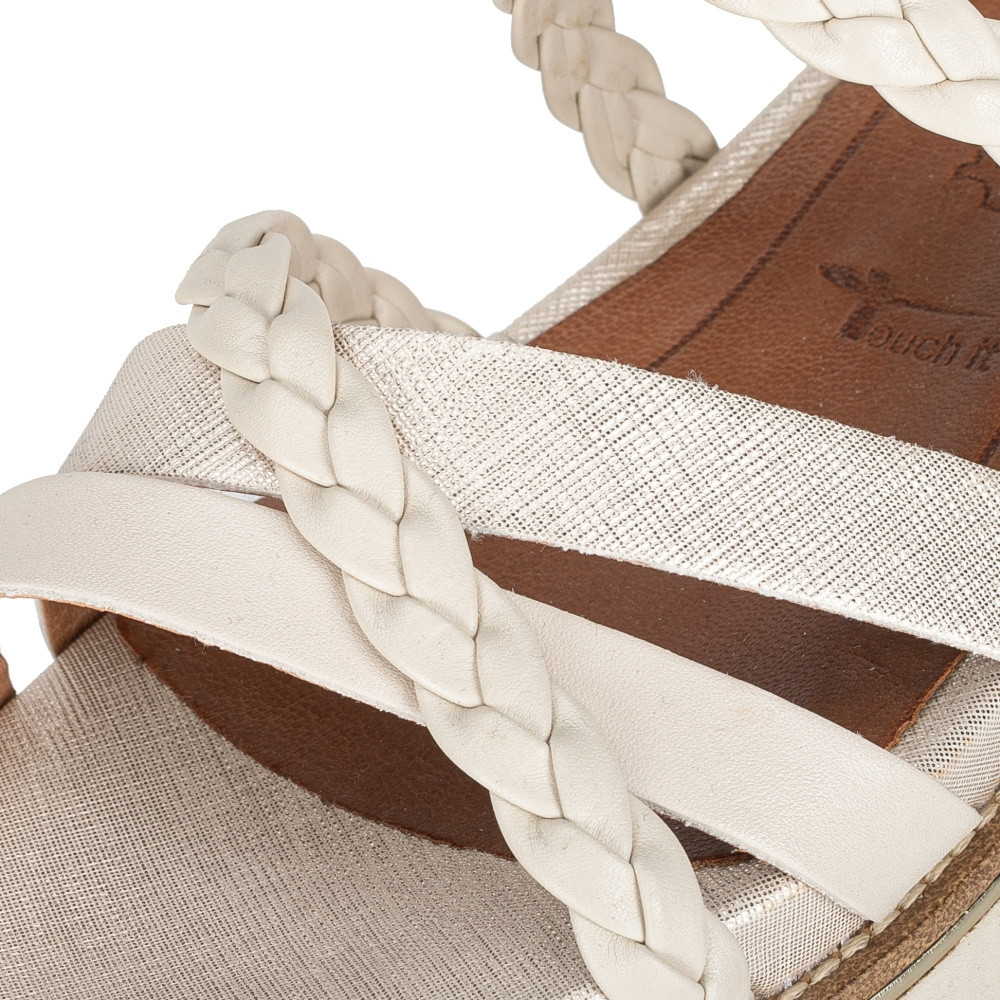 detail Dámské sandály TAMARIS 28207-20-418 béžová S3