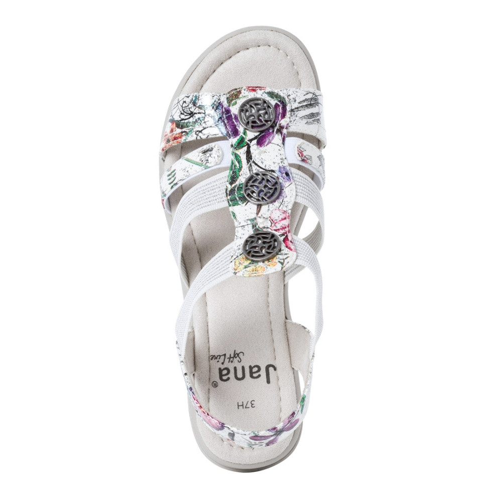 detail Dámské sandály JANA 28165-20-149 bílá S3