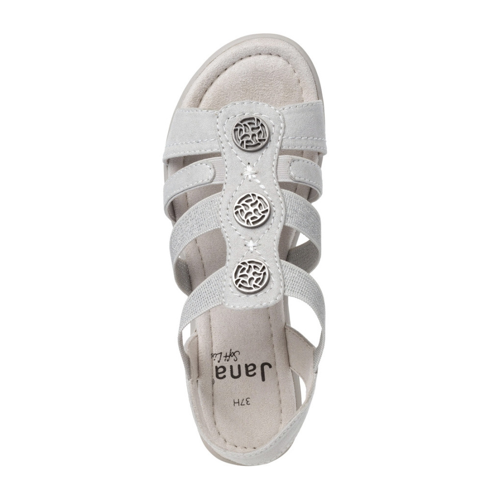 detail Dámské sandály JANA 28165-20-204 šedá S3