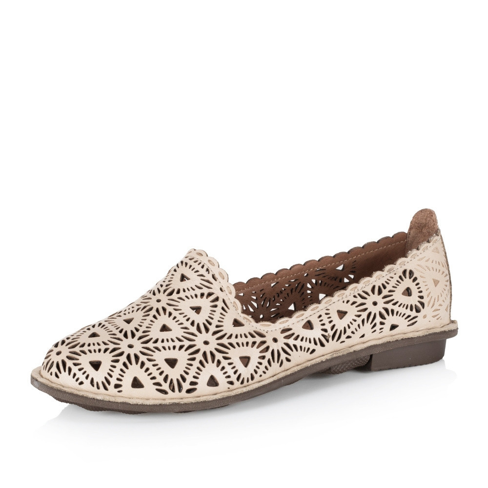 detail Dámské baleríny IBERIUS 014-144-1 béžová S3