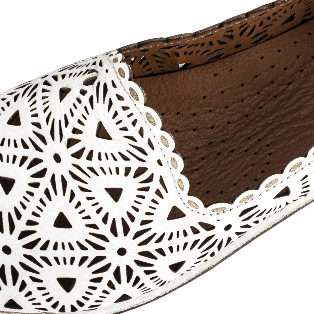 detail Dámské baleríny IBERIUS IBE-10203103-S3 bílá