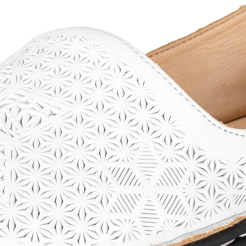 detail Dámské baleríny IBERIUS IBE-10203104-S3 bílá