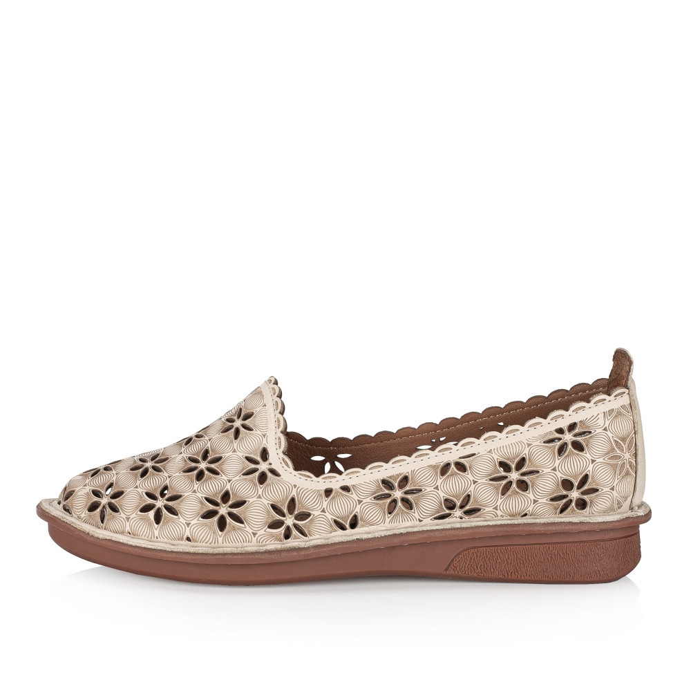 detail Dámské mokasíny IBERIUS 0713-116.1-18023 béžová S3