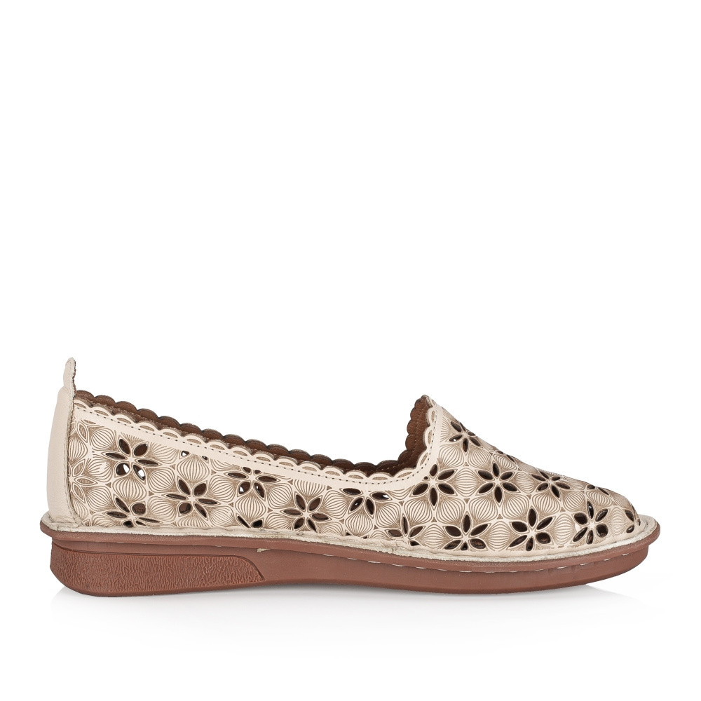 detail Dámské mokasíny IBERIUS 0713-116.1-18023 béžová S3