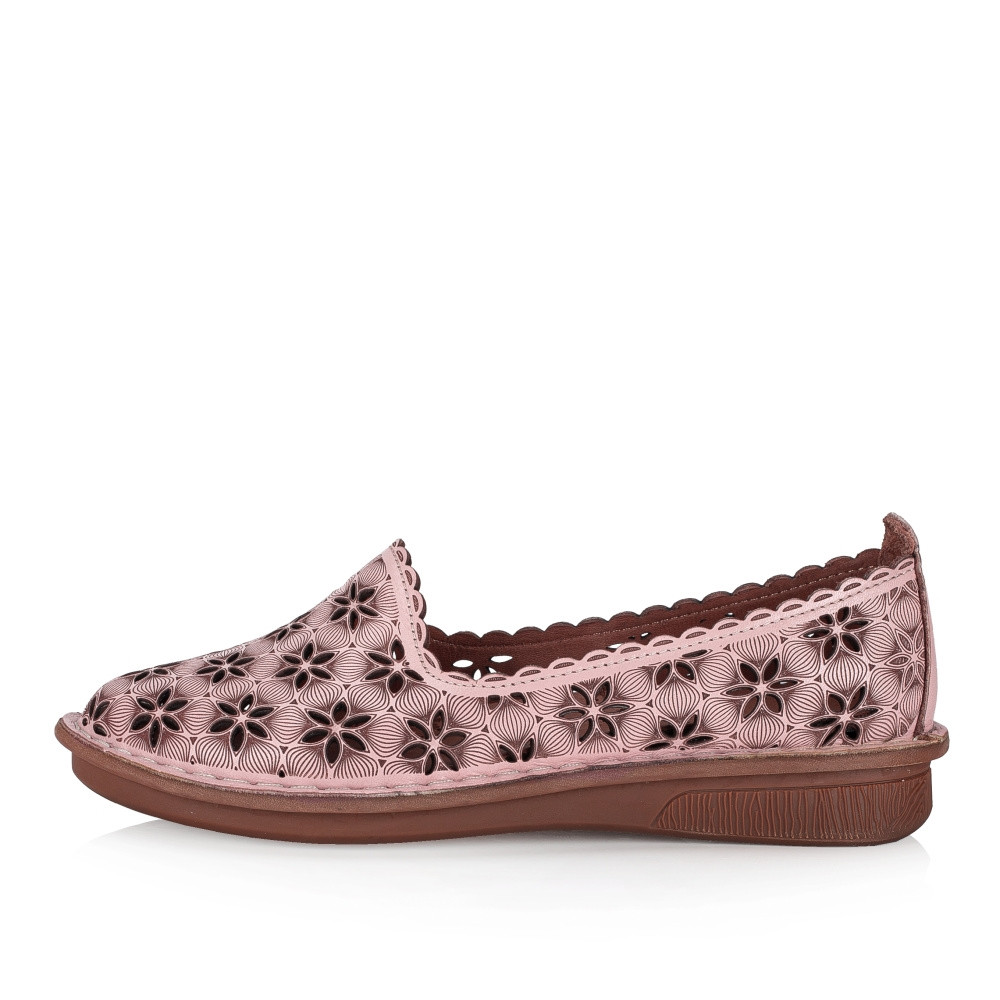 detail Dámské mokasíny IBERIUS 0713-116.1-18023 růžová S3
