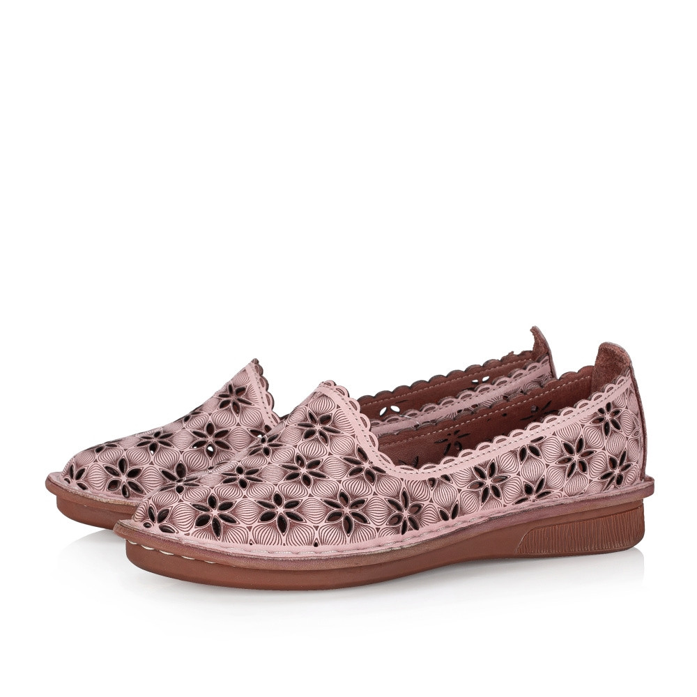 detail Dámské mokasíny IBERIUS 0713-116.1-18023 růžová S3