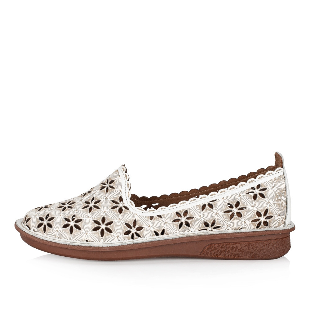 detail Dámské mokasíny IBERIUS 0713-116.1-18023 bílá S3