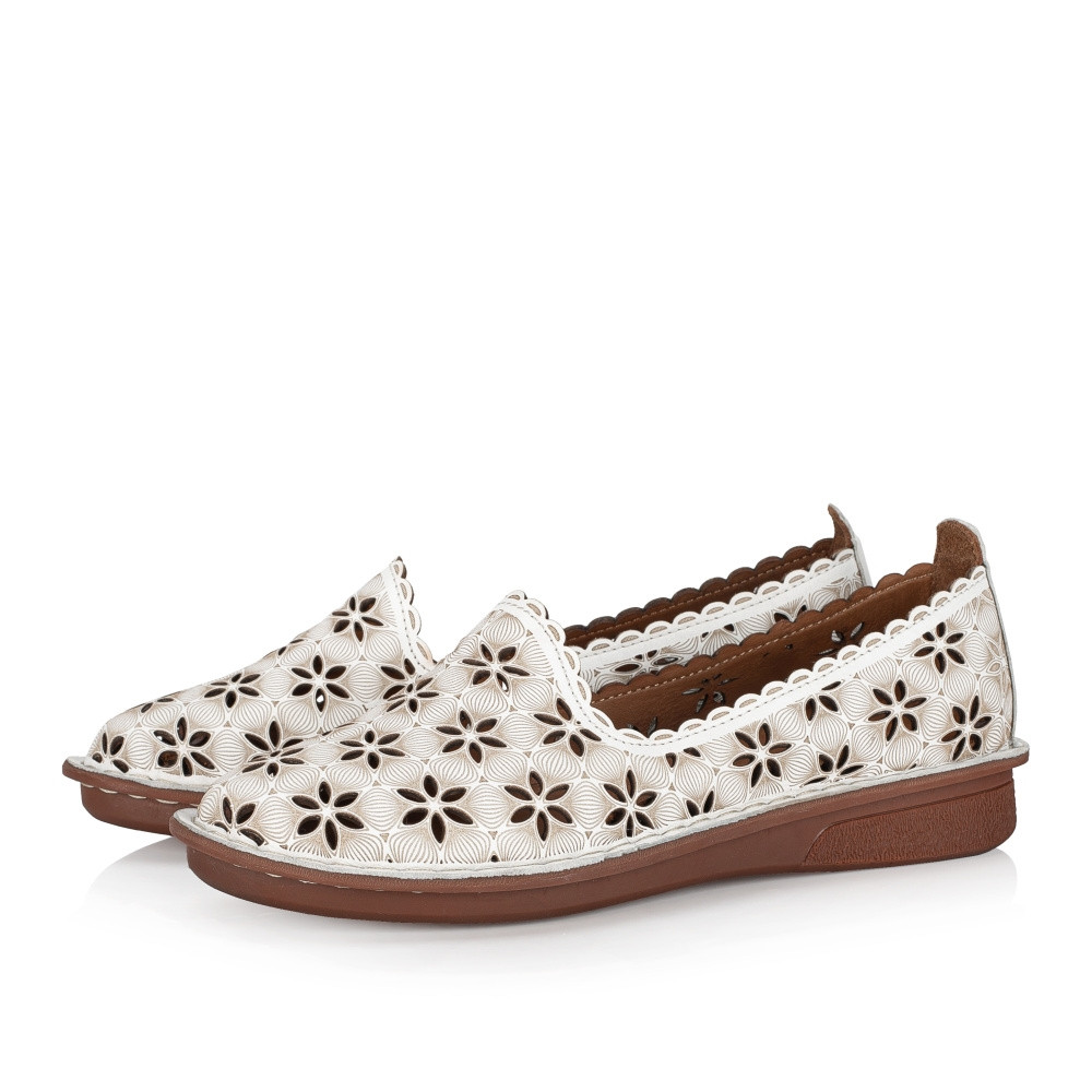 detail Dámské mokasíny IBERIUS 0713-116.1-18023 bílá S3