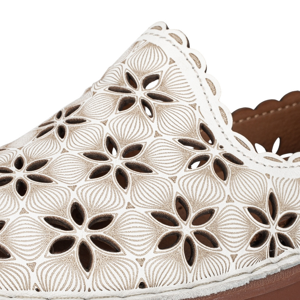 detail Dámské mokasíny IBERIUS 0713-116.1-18023 bílá S3