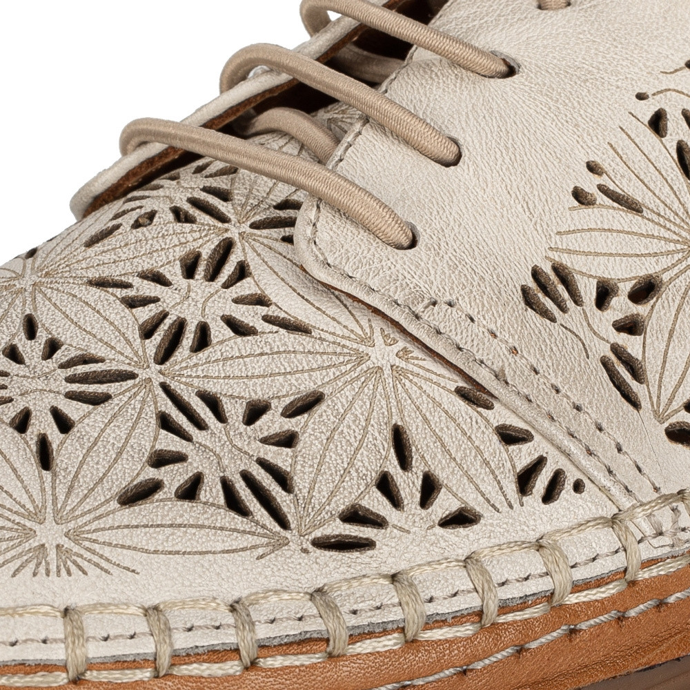 detail Dámské polobotky IBERIUS IBE-10203141-S3 béžová