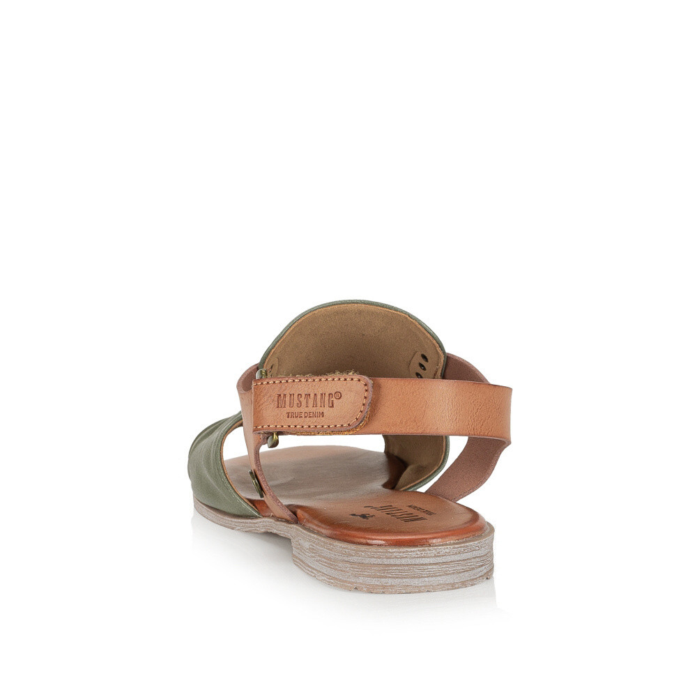 detail Dámské sandály MUSTANG 1388808-7 zelená S5