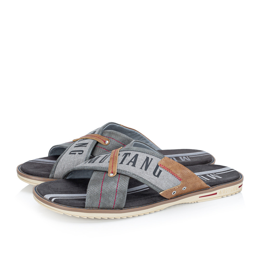 detail Pánské nazouváky MUSTANG 4152705-20 šedá S5