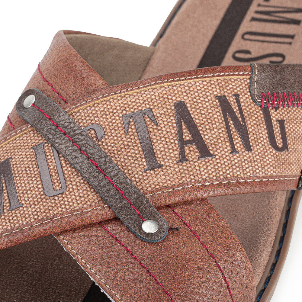 detail Pánské nazouváky MUSTANG 4152705-307 hnědá S5