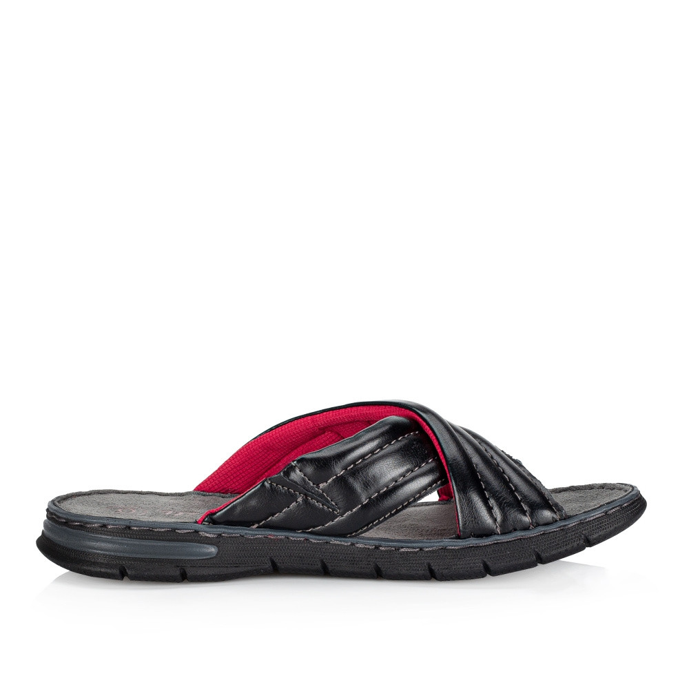 detail Pánské nazouváky BUGATTI A3285-1000 černá S3