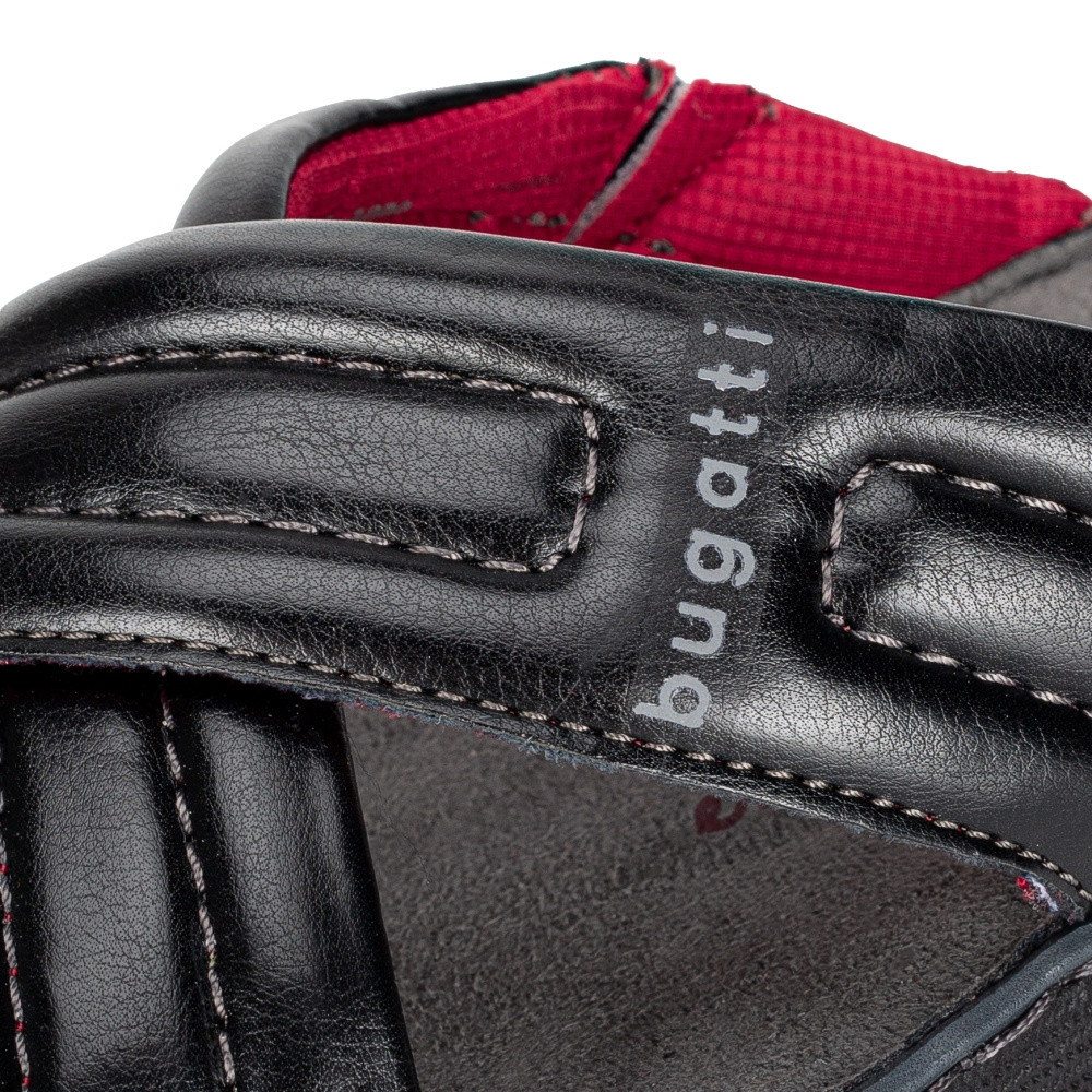 detail Pánské nazouváky BUGATTI A3285-1000 černá S3