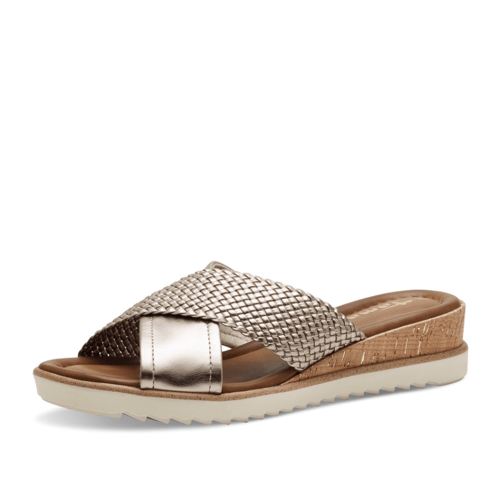 detail Dámské nazouváky TAMARIS TAM-10203225-S4 zlatá