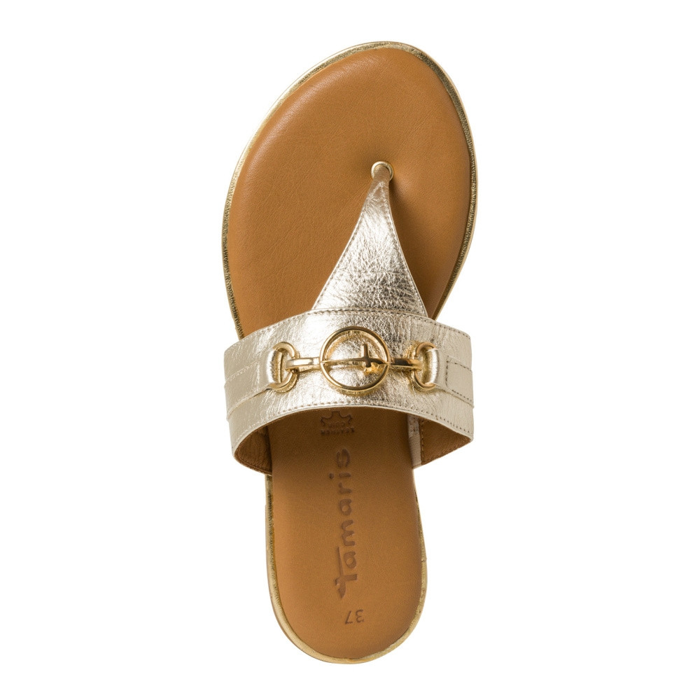 detail Dámské žabky TAMARIS 27106-42-933 zlatá S4
