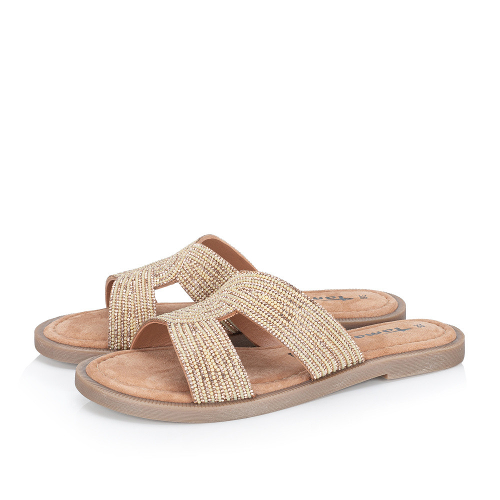 detail Dámské nazouváky TAMARIS 27113-42-963 zlatá S5