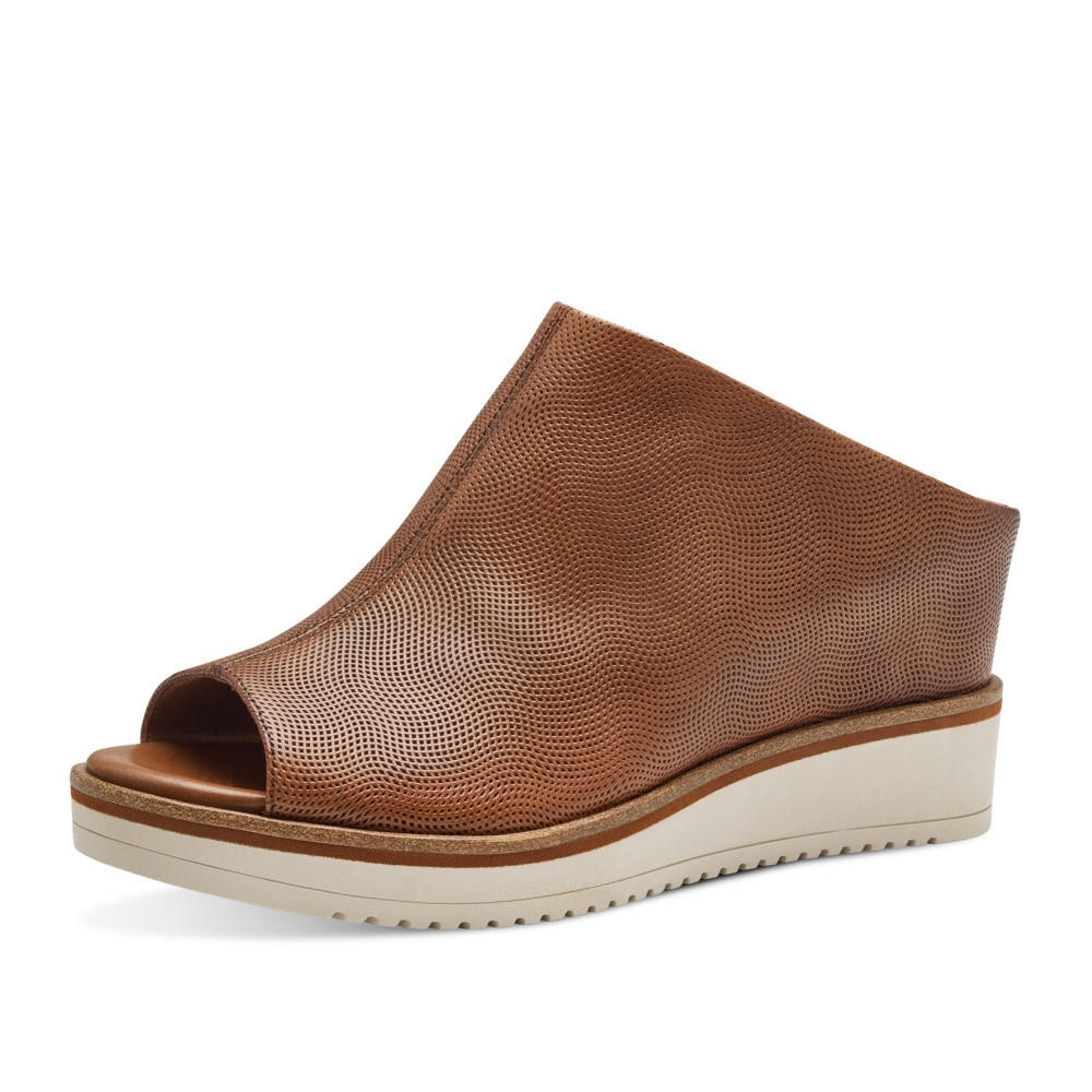 detail Dámské nazouváky TAMARIS 27200-42-372 hnědá S4