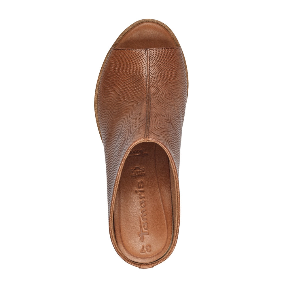 detail Dámské nazouváky TAMARIS 27200-42-372 hnědá S4