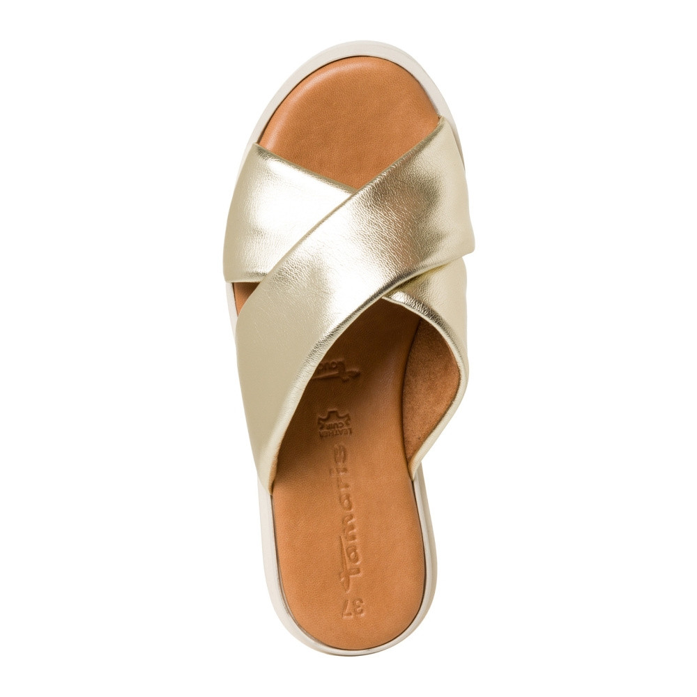 detail Dámské nazouváky TAMARIS TAM-10203266-S4 zlatá