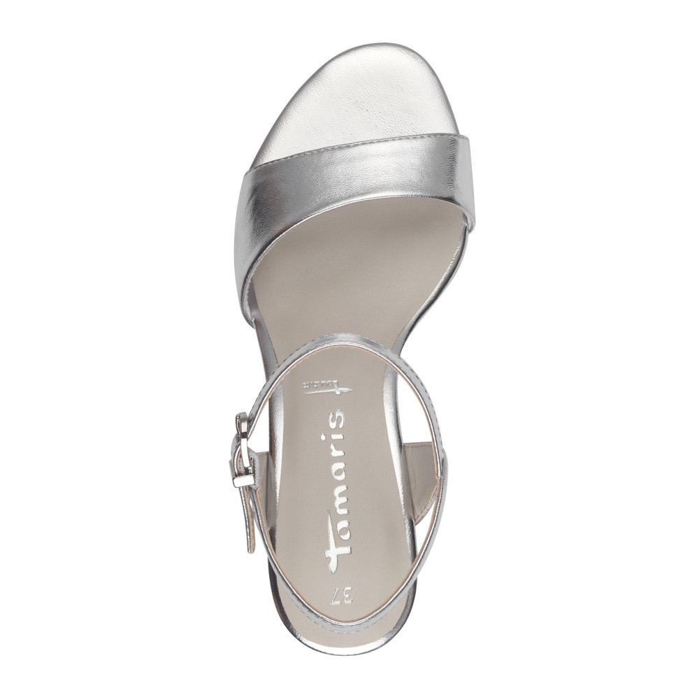 detail Dámské sandály TAMARIS 28008-42-941 stříbrná S5