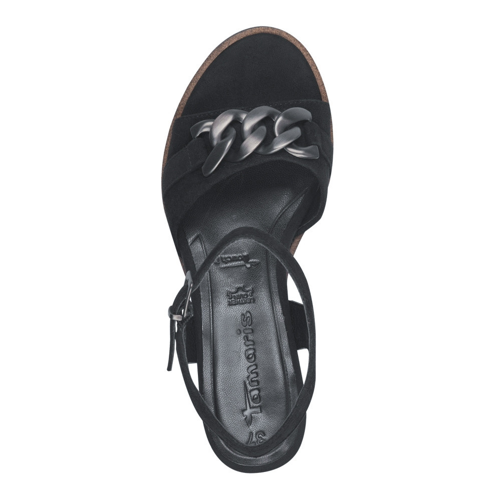 detail Dámské sandály TAMARIS 28013-42-001 černá S4