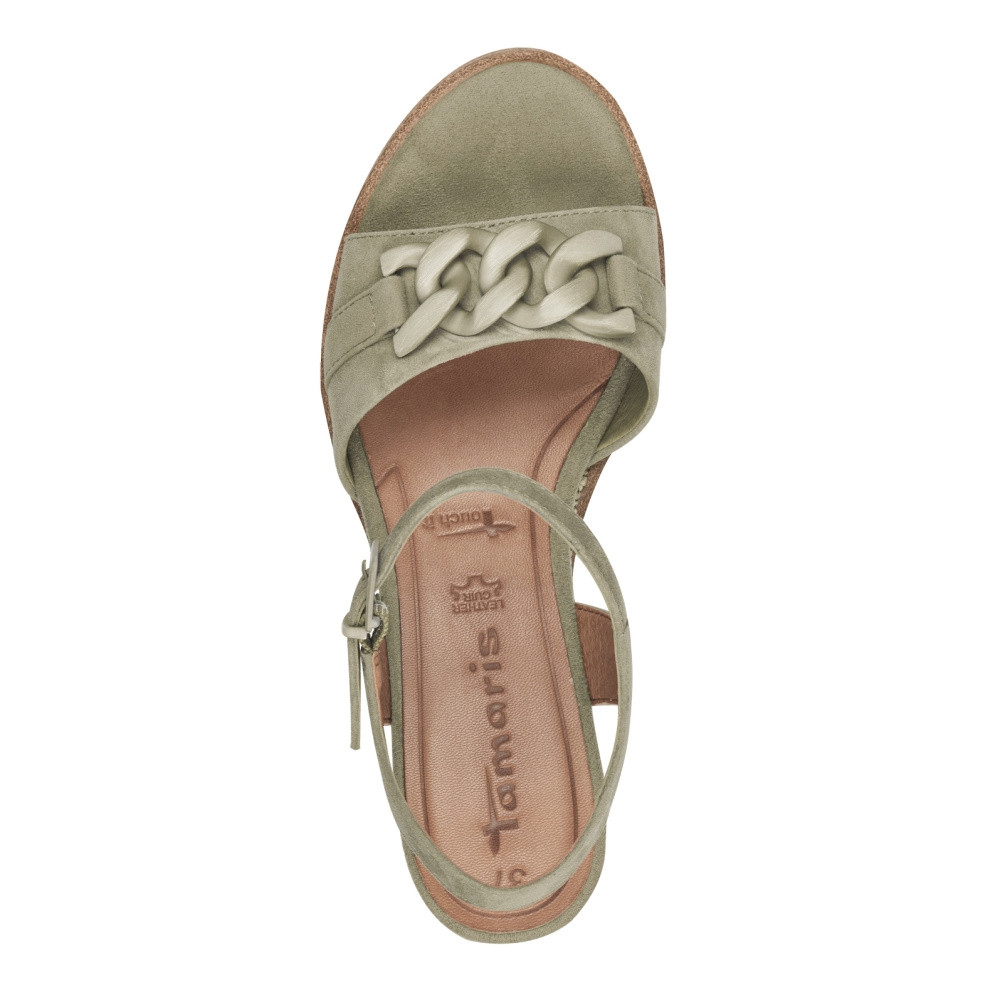 detail Dámské sandály TAMARIS 28013-42-771 zelená S4