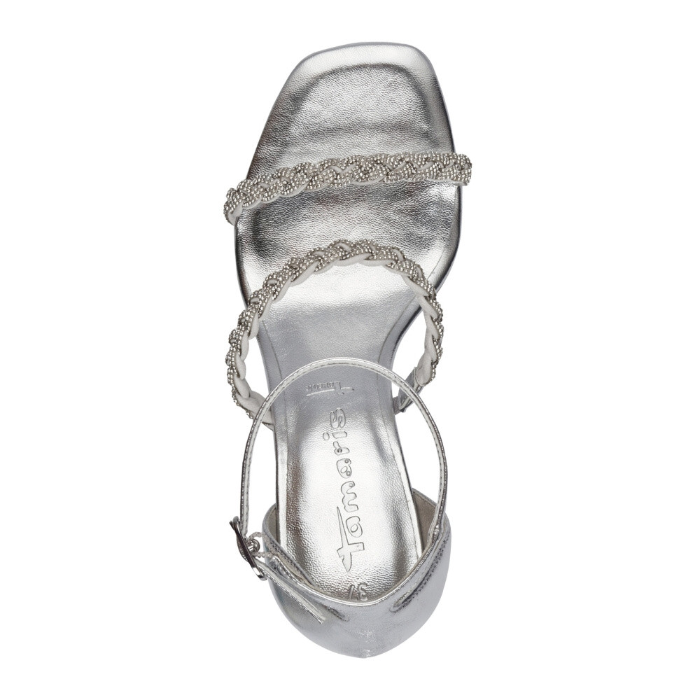 detail Dámské sandály TAMARIS 28035-42-941 stříbrná S4
