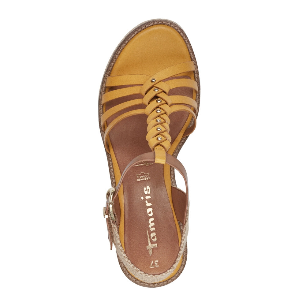 detail Dámské sandály TAMARIS 28042-42-602 žlutá S4