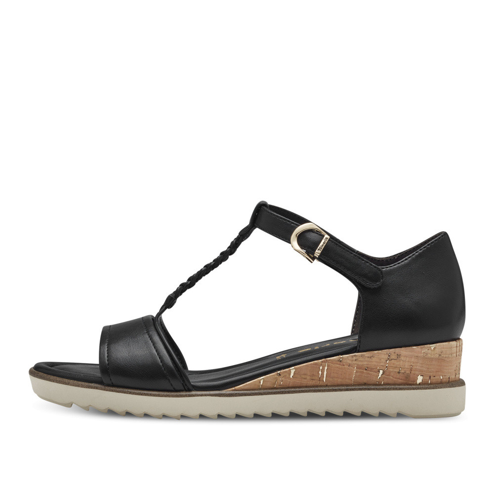 detail Dámské sandály TAMARIS 28102-42-001 černá S5