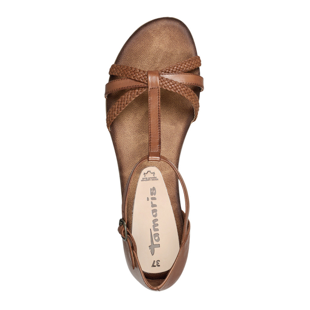 detail Dámské sandály TAMARIS 28137-42-440 hnědá S5