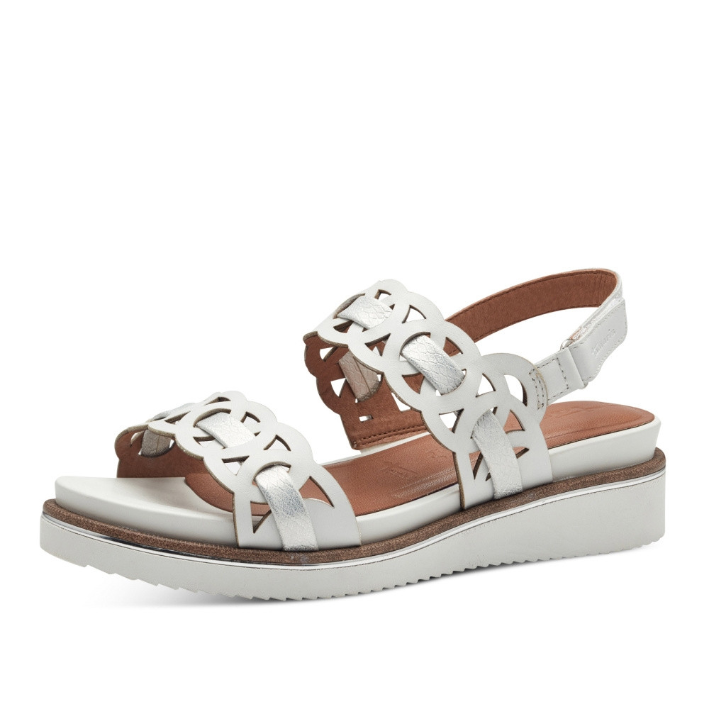 detail Dámské sandály TAMARIS 28212-42-100 bílá S4